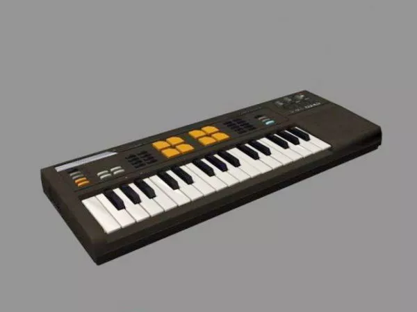 Casio Sk-5 Keyboard 3d model Casio Sk-5 Keyboard 3d model