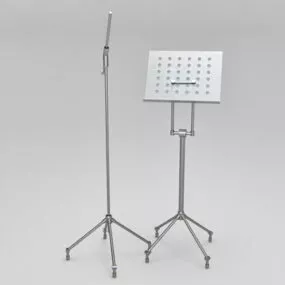 Folding Music Stand 3d model
