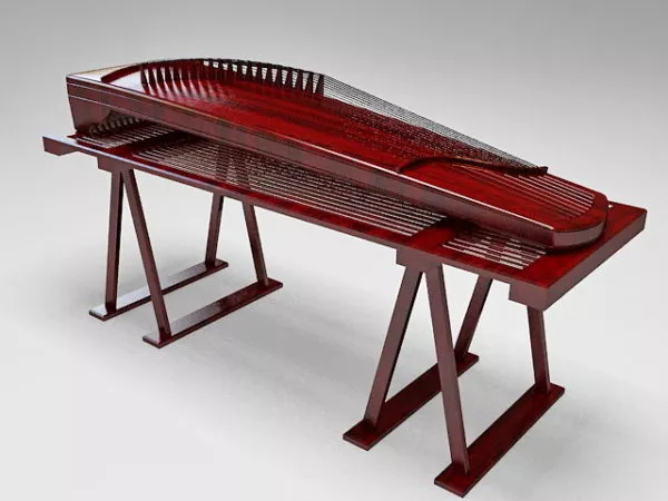 Chinese Instruments Zheng 3d model Chinese Instruments Zheng 3d model