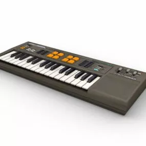 Casio Electronic Keyboard 3d model