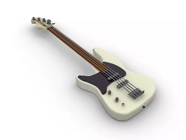 Old Guitar 3d model