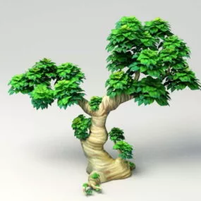 Cartoon Tree 3d model