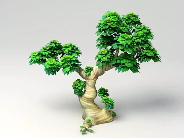 Cartoon Tree 3d model Cartoon Tree 3d model