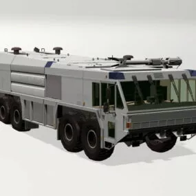 Airport Firefighting Truck 3d model