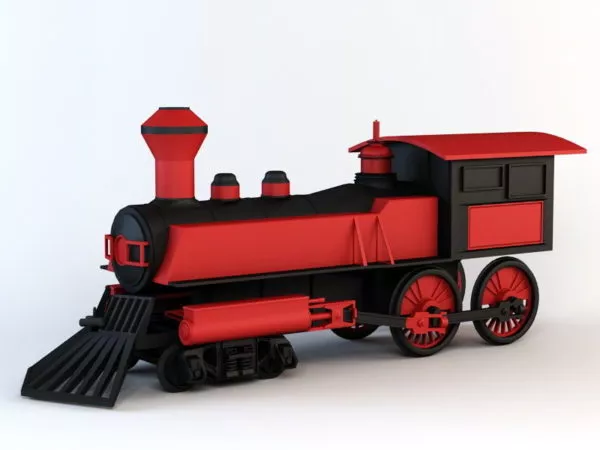 Passenger Subway Train 3d model