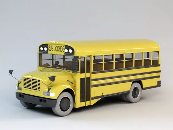 Peanut Bus 3d model