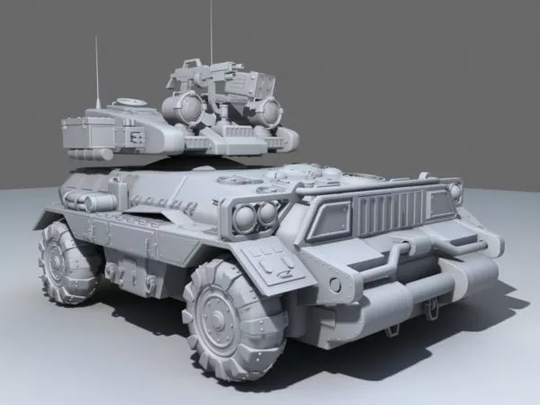 Ground Combat Vehicle 3d model Ground Combat Vehicle 3d model