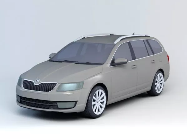 Skoda Octavia 3d model Skoda Octavia 3d model
