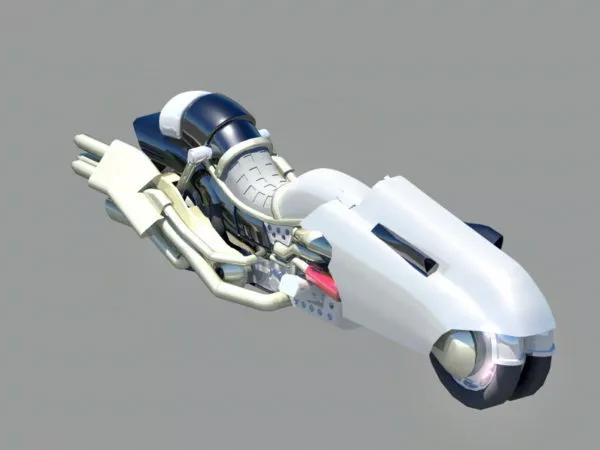 Sci Fi Motorcycle 3d model Sci Fi Motorcycle 3d model