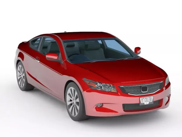 Honda Accord Coupe 3d model Honda Accord Coupe 3d model