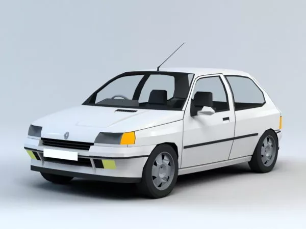 Renault Clio Hatchback 3d model Renault Clio Hatchback 3d model
