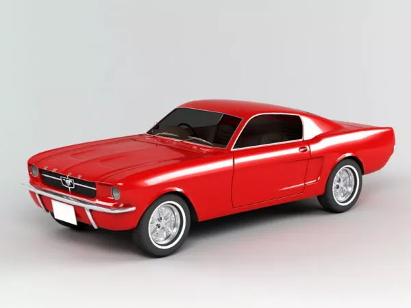 Ford Mustang 3d model Ford Mustang 3d model