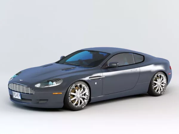 Aston Martin Db9 3d model Aston Martin Db9 3d model