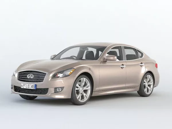 Infiniti M56 Sedan Car 3d model Infiniti M56 Sedan Car 3d model