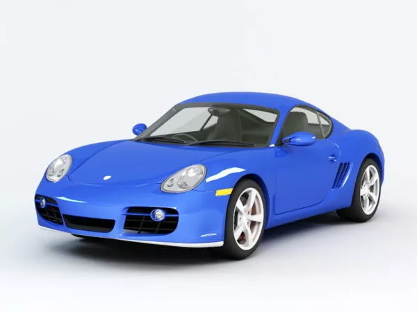 Porsche Cayman S Coupe 3d model Porsche Cayman S Coupe 3d model