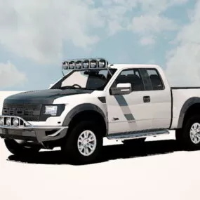 Ford F-150 Svt Raptor 3d model