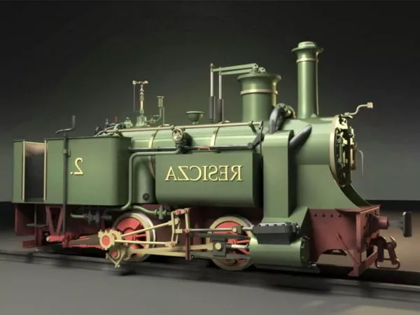 Steam Locomotive 3d model Steam Locomotive 3d model