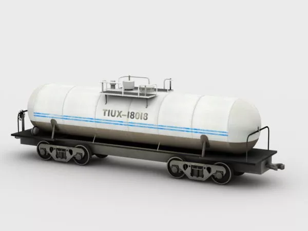 Train Tanker 3d model Train Tanker 3d model