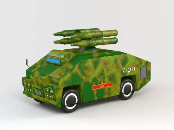 Hq-7 Anti-aircraft Missile 3d model Hq-7 Anti-aircraft Missile 3d model