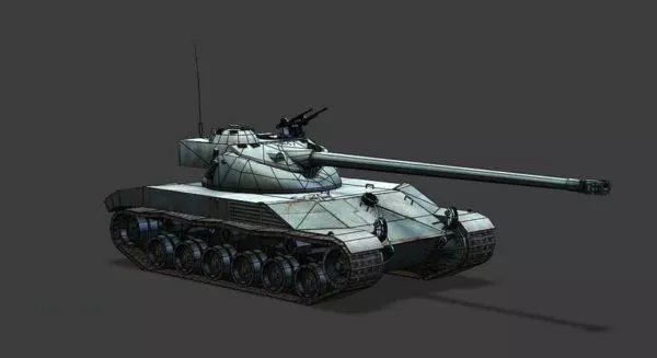 Batignolles-chatillon Char 25t 3d model Batignolles-chatillon Char 25t 3d model