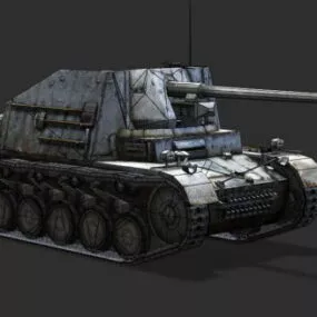 Marder Ii German Tank Destroyer 3d model