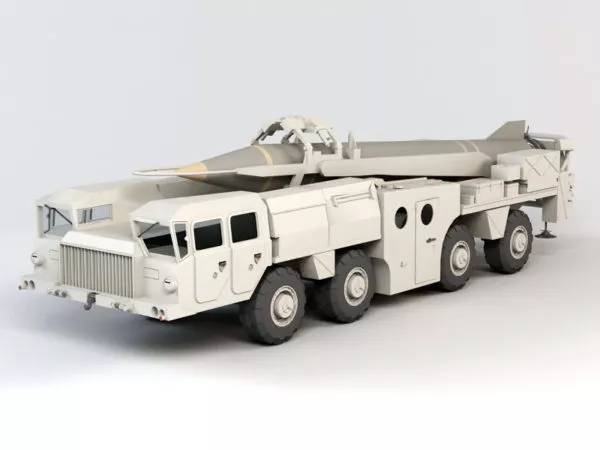 Guided Missile Weapon 3d model