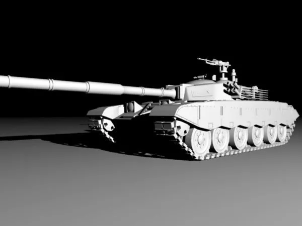 Animated Tank 3d model Animated Tank 3d model