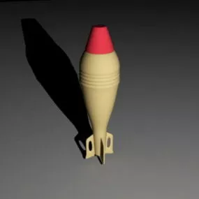 Mortar Shell 3d model
