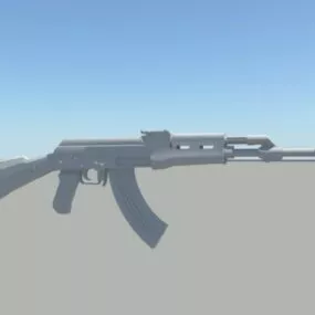 Ak Assault Rifle 3d model
