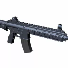 Hk416 Assault Rifle 3d model