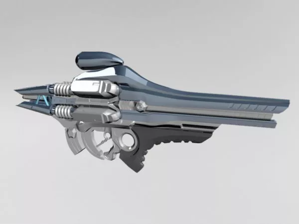 Sci-fi Laser Gun 3d model Sci-fi Laser Gun 3d model