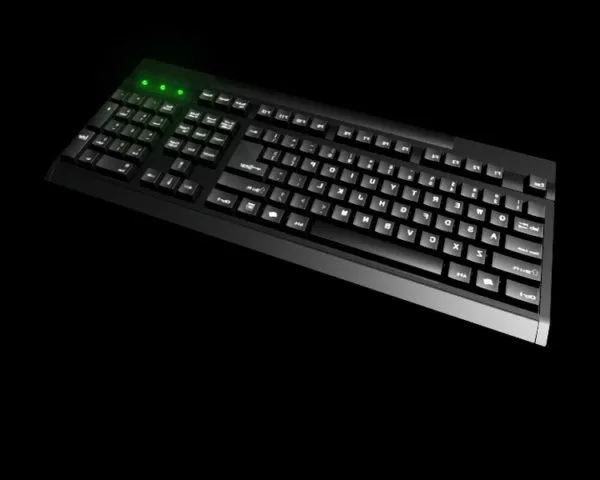 Digital Music Mixer Board 3d model