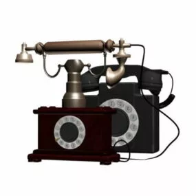 Old Telephone 3d model