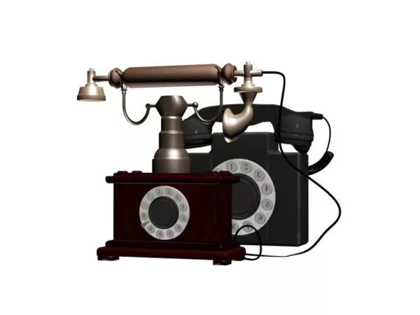 Old Telephone 3d model Old Telephone 3d model