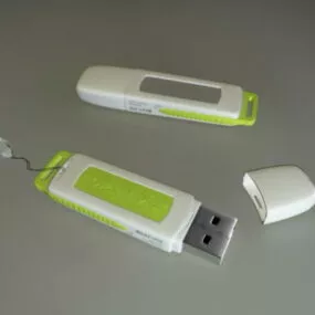 Kingston Datatraveler Usb 3d model