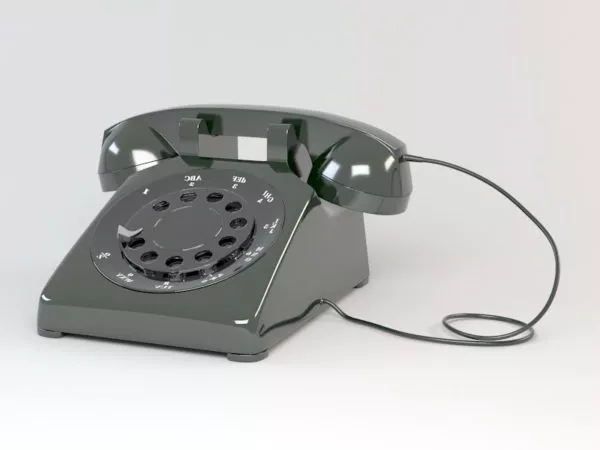 Rotary Telephone 3d model Rotary Telephone 3d model