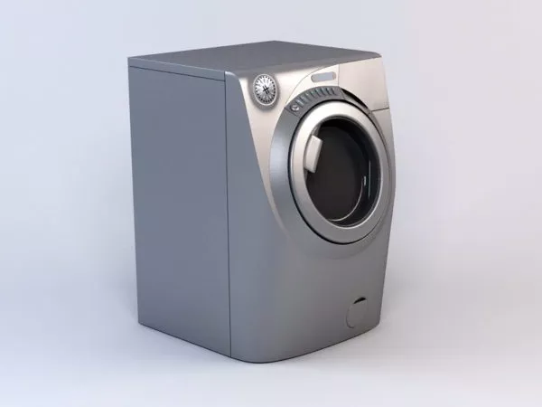 Medium Size Front Loading Washing Machine 3d model