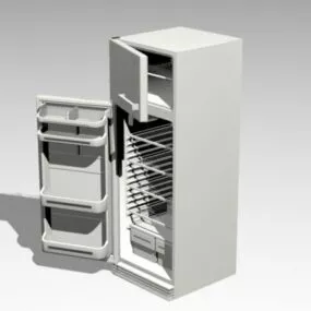 Open Refrigerator 3d model