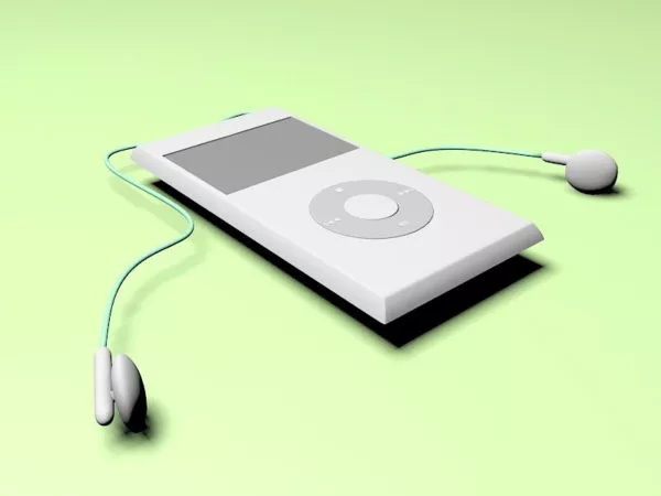 Audio Player Braun 3d model