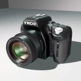 Sony Dslr Camera 3d model