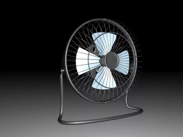 Modern Electric Fan 3d model