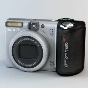 Canon Powershot A650 Is Digital Camera 3d model