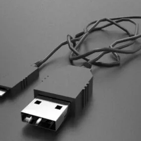 Usb Cable Plug 3d model