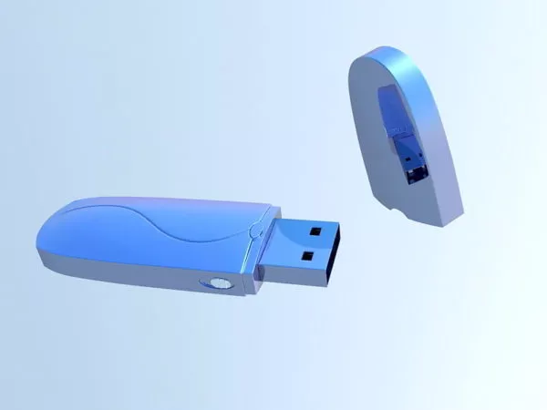 Usb Drive With Soft Case 3d model