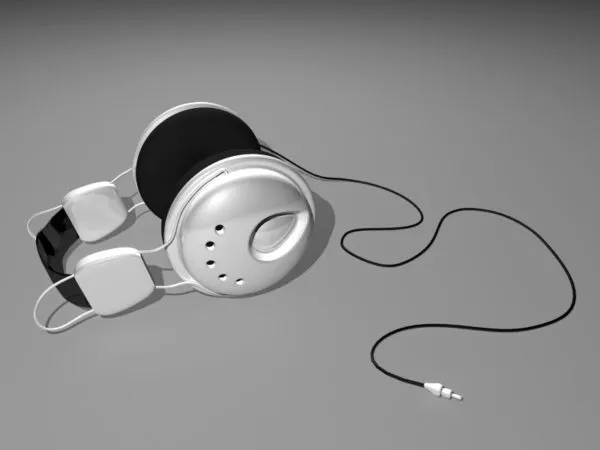 Cordless Headphones 3d model