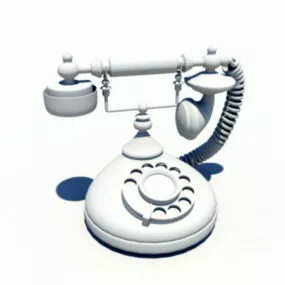 Vintage Telephone 3d model