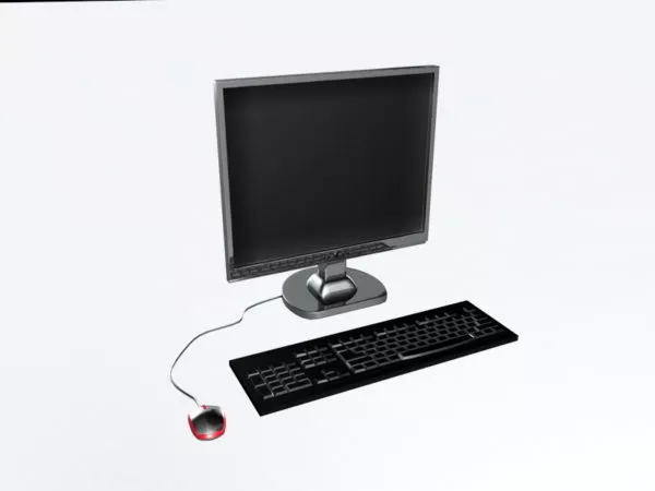All In One Computer 3d model All In One Computer 3d model