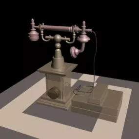 Antique Telephone 3d model