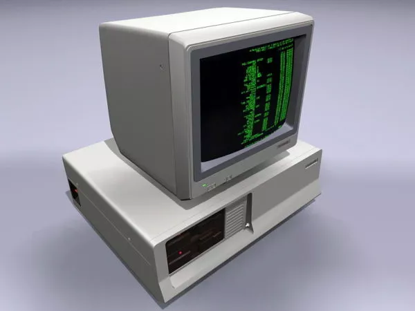 Pc Monitor Old Design 3d model