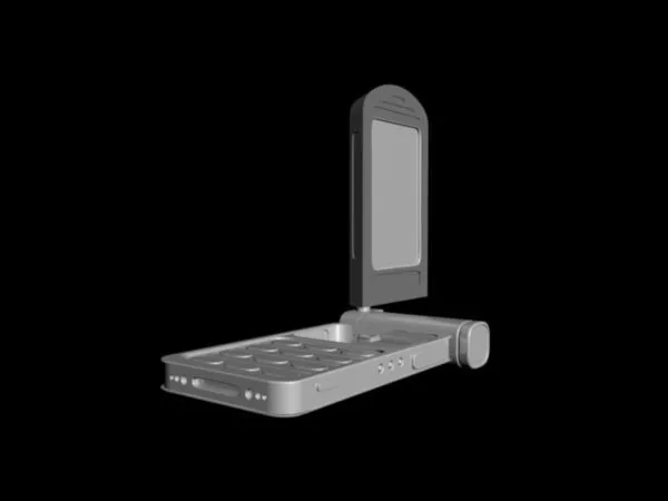 Rotating Flip Phone 3d model Rotating Flip Phone 3d model